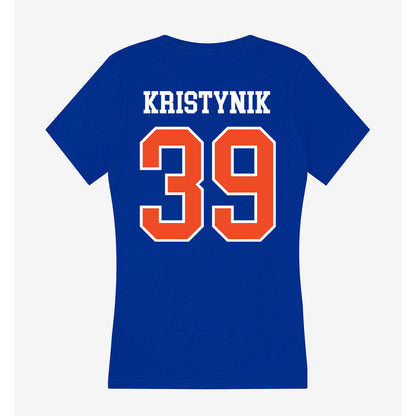Florida - NCAA Women's Lacrosse : Ava Kristynik - Women's V-Neck T-Shirt-1