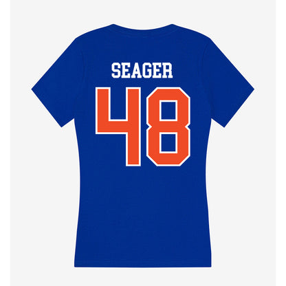 Florida - NCAA Football : Erich Seager - Women's V-Neck T-Shirt-1
