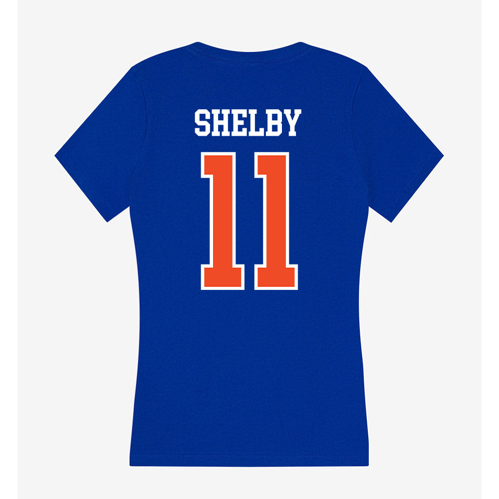 Florida - NCAA Women's Volleyball : Nadiya Shelby - Women's V-Neck T-Shirt-1