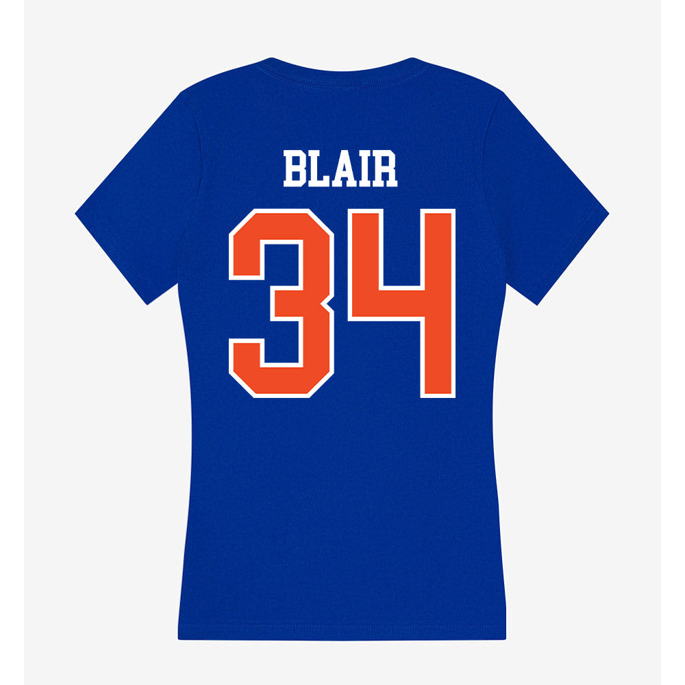 Florida - NCAA Baseball : Eli Blair - Women's V-Neck T-Shirt-1