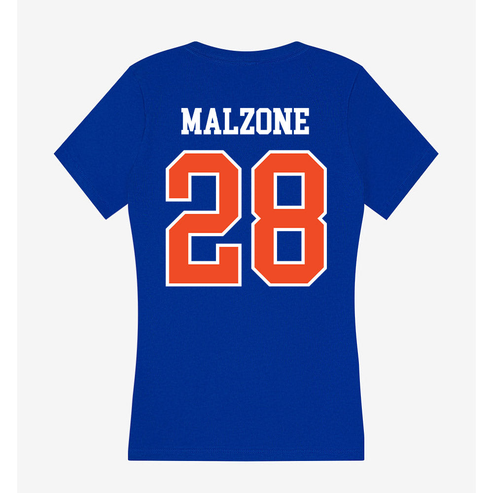 Florida - NCAA Baseball : AJ Malzone - Women's V-Neck T-Shirt-1