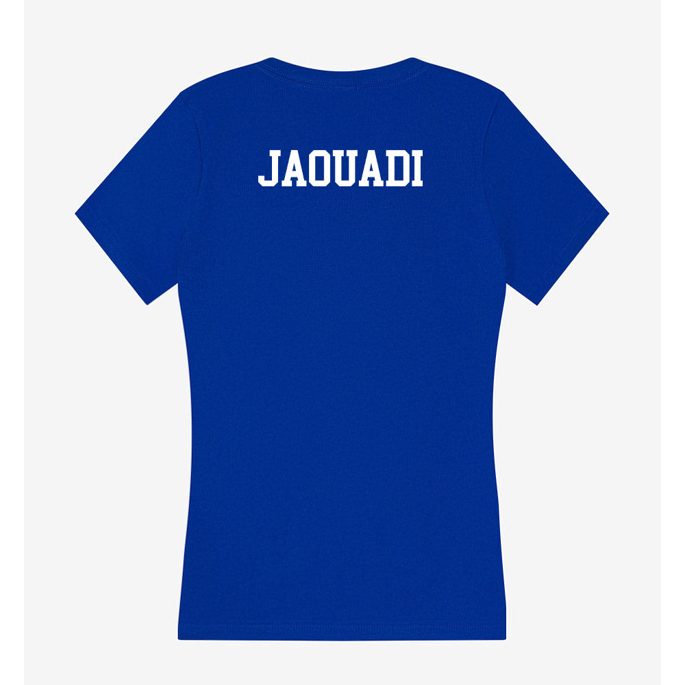 Florida - NCAA Men's Swimming & Diving : Ahmed Jaouadi - Women's V-Neck T-Shirt-1