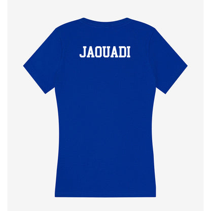 Florida - NCAA Men's Swimming & Diving : Ahmed Jaouadi - Women's V-Neck T-Shirt-1