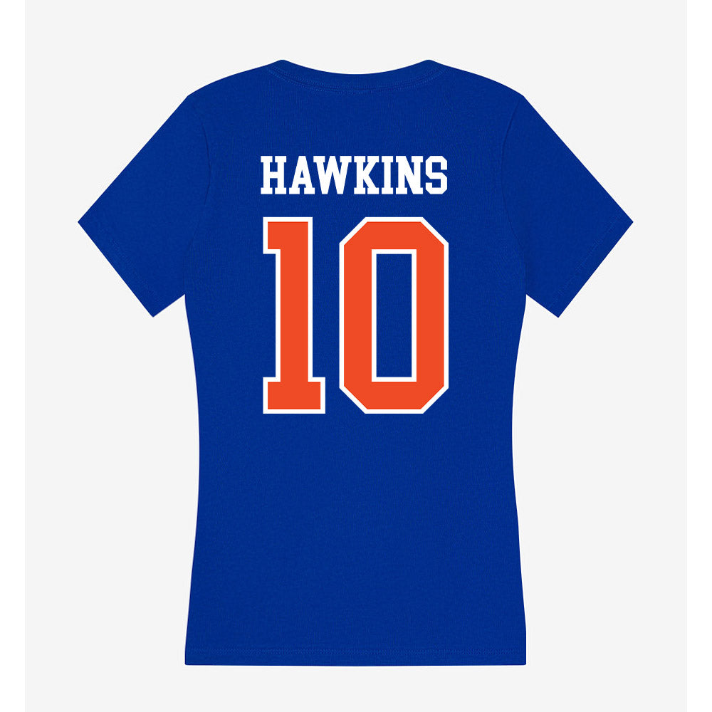 Florida - NCAA Football : Jerrae Hawkins - Women's V-Neck T-Shirt-1