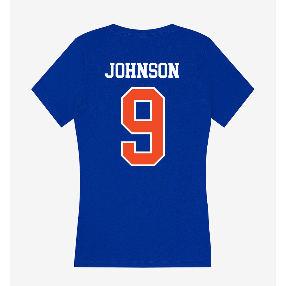 Florida - NCAA Women's Lacrosse : Gabi Johnson - Women's V-Neck T-Shirt-1