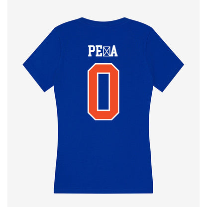 Florida - NCAA Women's Soccer : Paloma Pe�a - Women's V-Neck T-Shirt-1