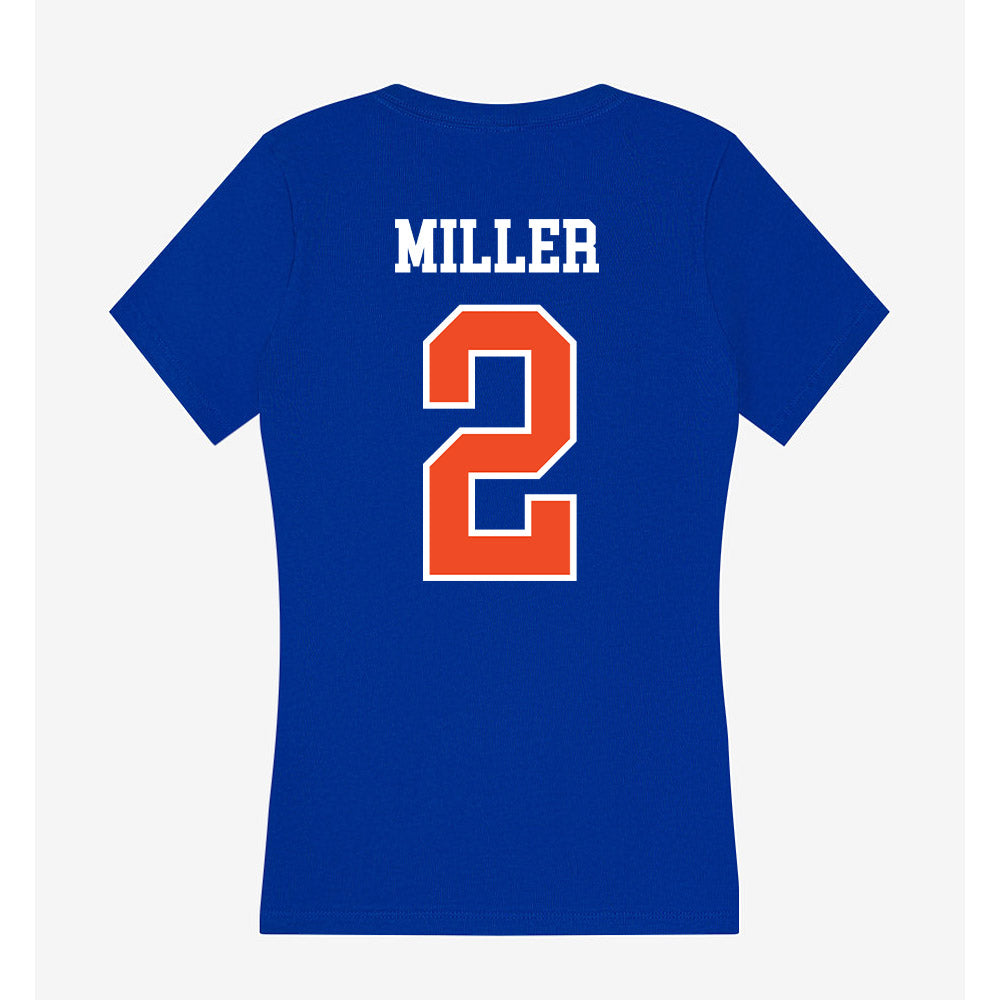 Florida - NCAA Baseball : Sam Miller - Women's V-Neck T-Shirt-1