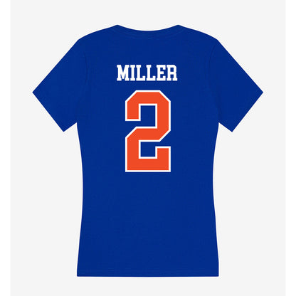 Florida - NCAA Baseball : Sam Miller - Women's V-Neck T-Shirt-1