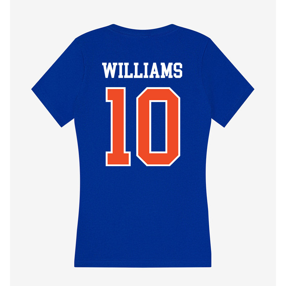 Florida - NCAA Football : Aaron Williams - Women's V-Neck T-Shirt-1