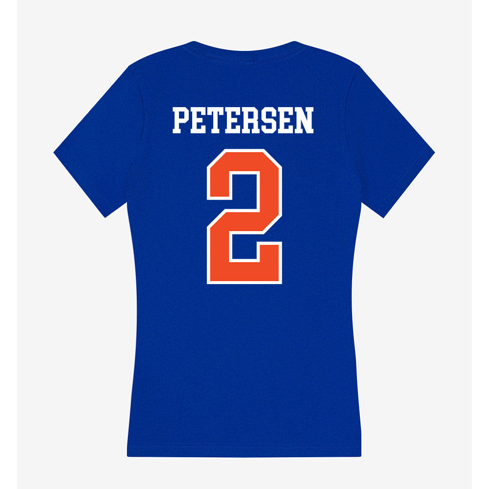 Florida - NCAA Women's Soccer : Ella Petersen - Women's V-Neck T-Shirt-1