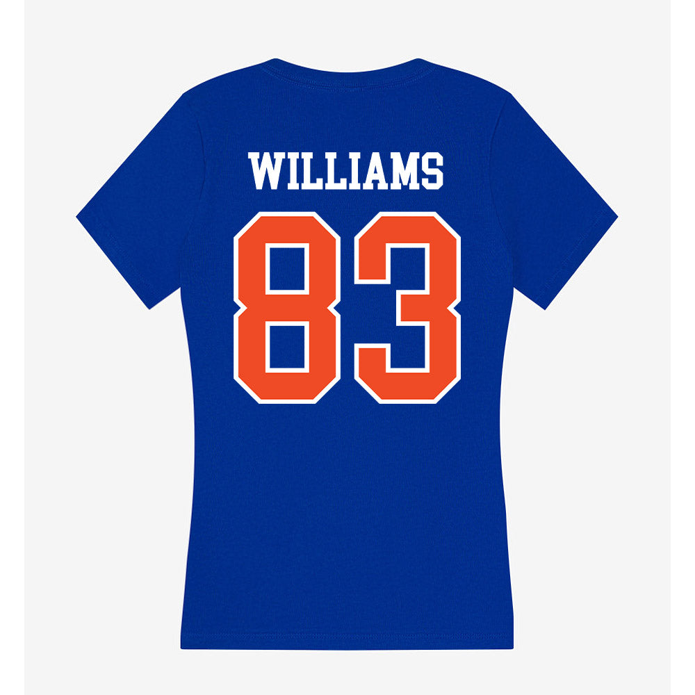 Florida - NCAA Football : Justin Williams - Women's V-Neck T-Shirt-1