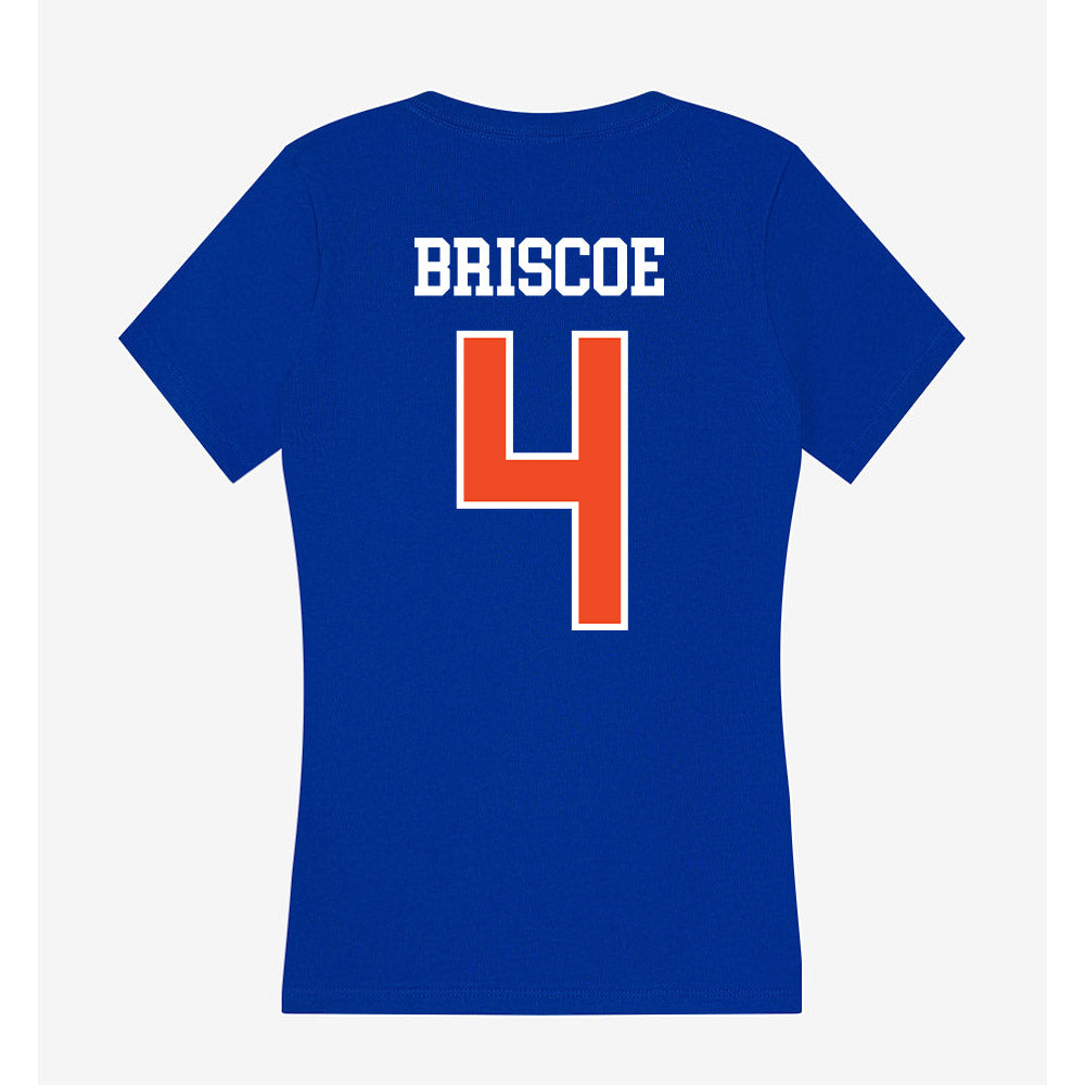 Florida - NCAA Women's Volleyball : Brooklyn Briscoe - Women's V-Neck T-Shirt-1