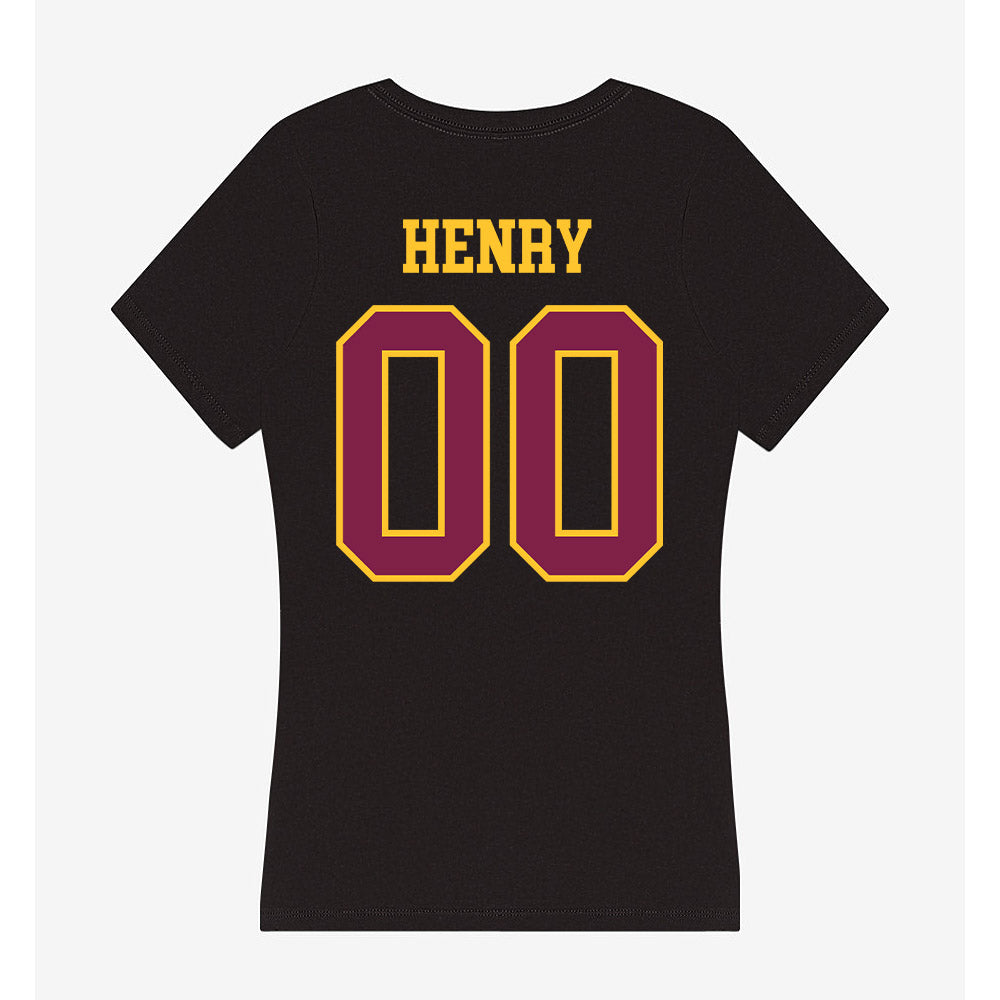 Arizona State - NCAA Women's Lacrosse : Gabriella Henry - Women's V-Neck T-Shirt-1