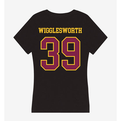 Arizona State - NCAA Football : Tyler Wigglesworth - Women's V-Neck T-Shirt-1