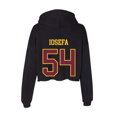 Arizona State - NCAA Football : Isaiah Iosefa - Classic Shersey Women's Crop Fleece Hooded Sweatshirt-1