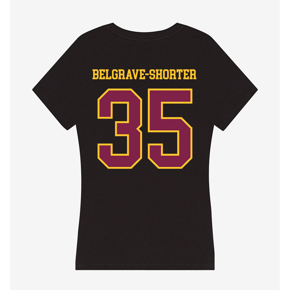 Arizona State - NCAA Football : Antoine Belgrave-Shorter - Classic Shersey Women's V-Neck T-Shirt-1