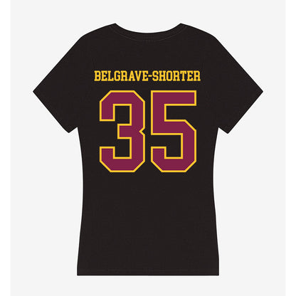 Arizona State - NCAA Football : Antoine Belgrave-Shorter - Classic Shersey Women's V-Neck T-Shirt-1