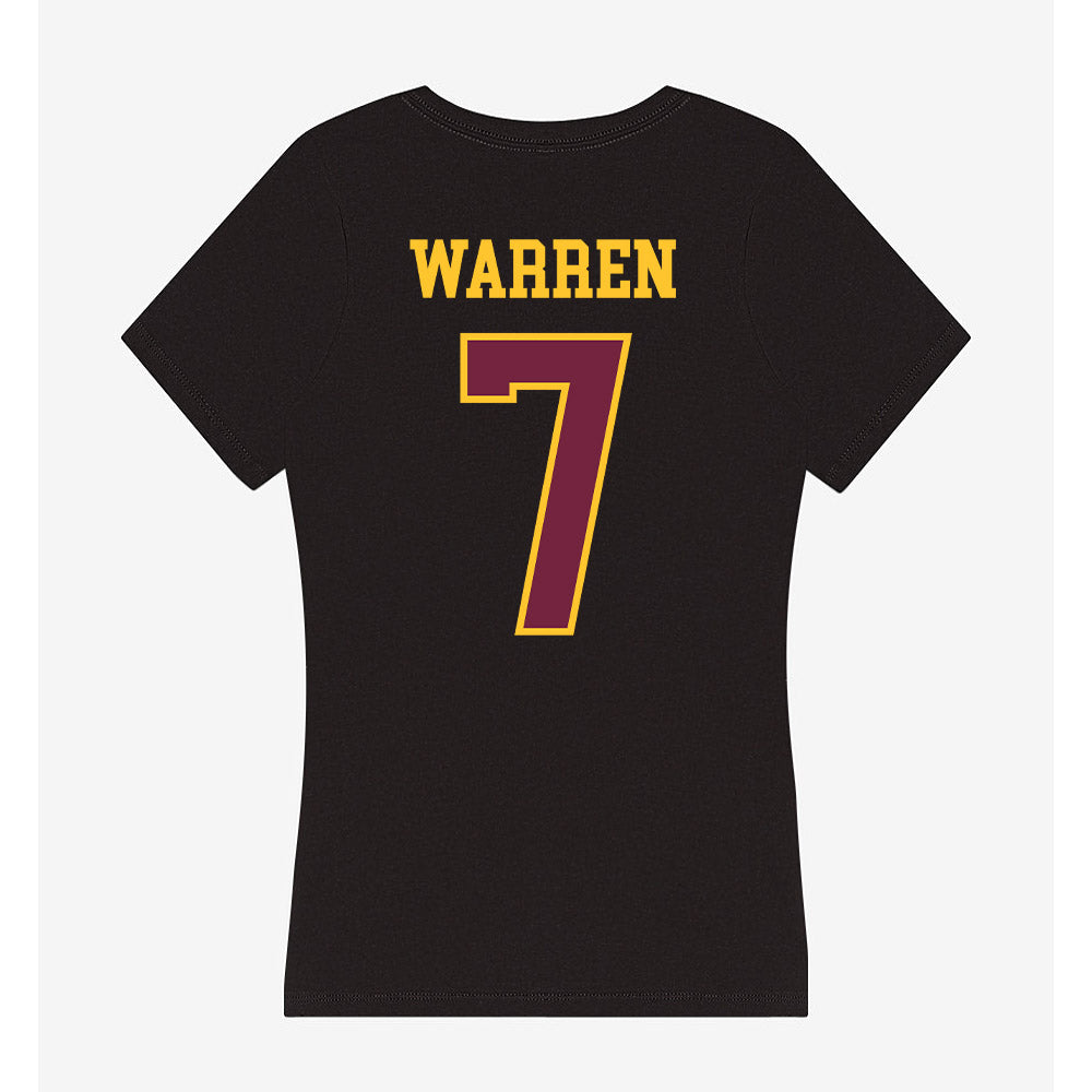 Arizona State - NCAA Football : Montana Warren - Classic Shersey Women's V-Neck T-Shirt-1