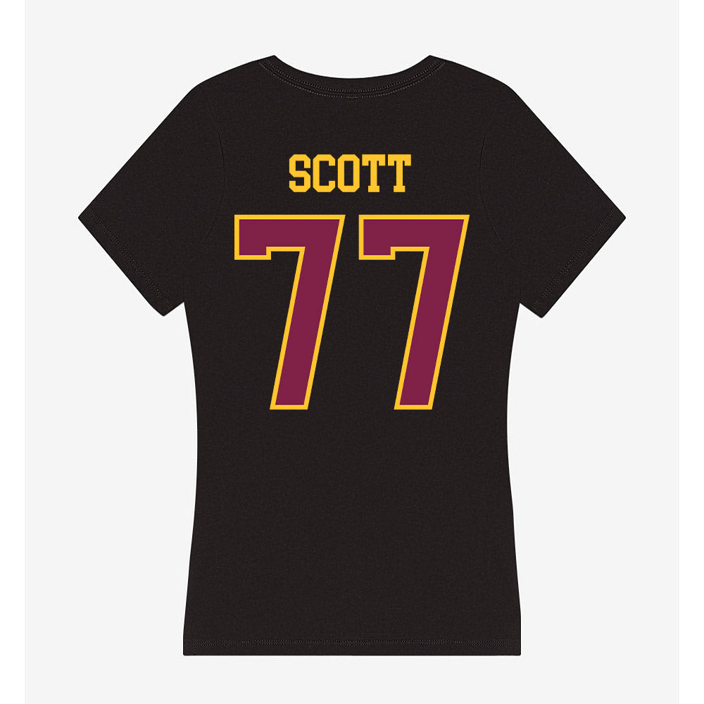 Arizona State - NCAA Football : Kyle Scott - Women's V-Neck T-Shirt-1