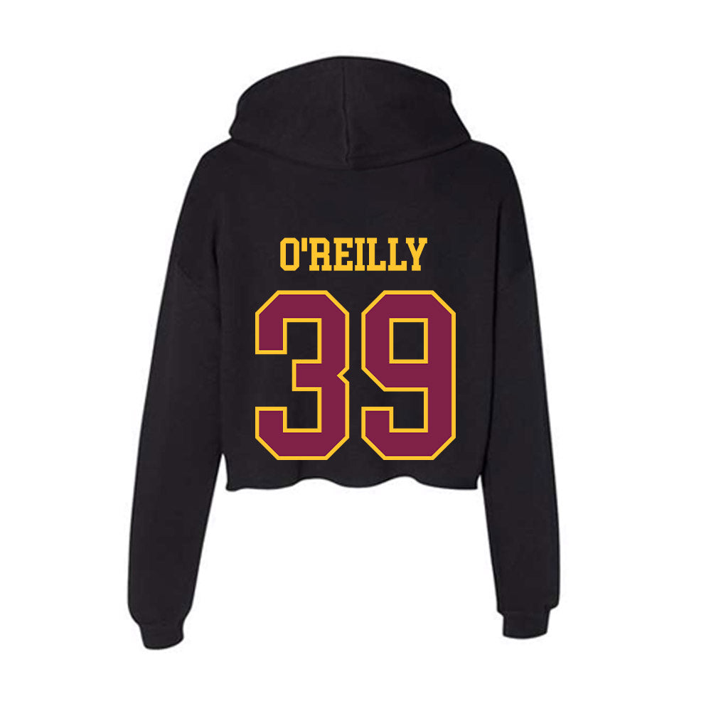 Arizona State - NCAA Men's Ice Hockey : Ryan O'Reilly - Women's Crop Fleece Hoodie-1