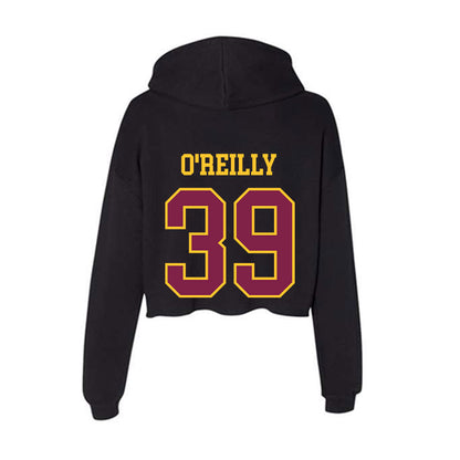 Arizona State - NCAA Men's Ice Hockey : Ryan O'Reilly - Women's Crop Fleece Hoodie-1