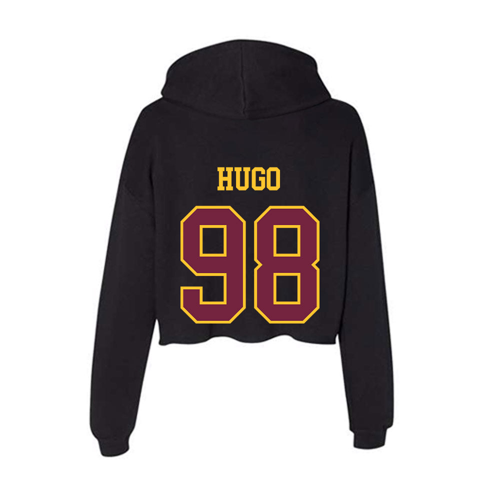 Arizona State - NCAA Football : Julian Hugo - Classic Shersey Women's Crop Fleece Hooded Sweatshirt-1