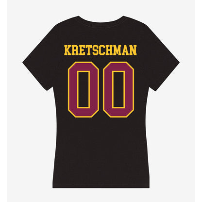 Arizona State - NCAA Beach Volleyball : Ava Kretschman - Women's V-Neck T-Shirt-1