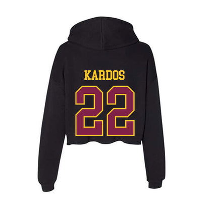 Arizona State - NCAA Women's Water Polo : Dominika Kardos - Women's Crop Fleece Hoodie-1