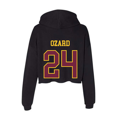 Arizona State - NCAA Women's Soccer : Katherine Ozard - Classic Shersey Women's Crop Fleece Hooded Sweatshirt-1