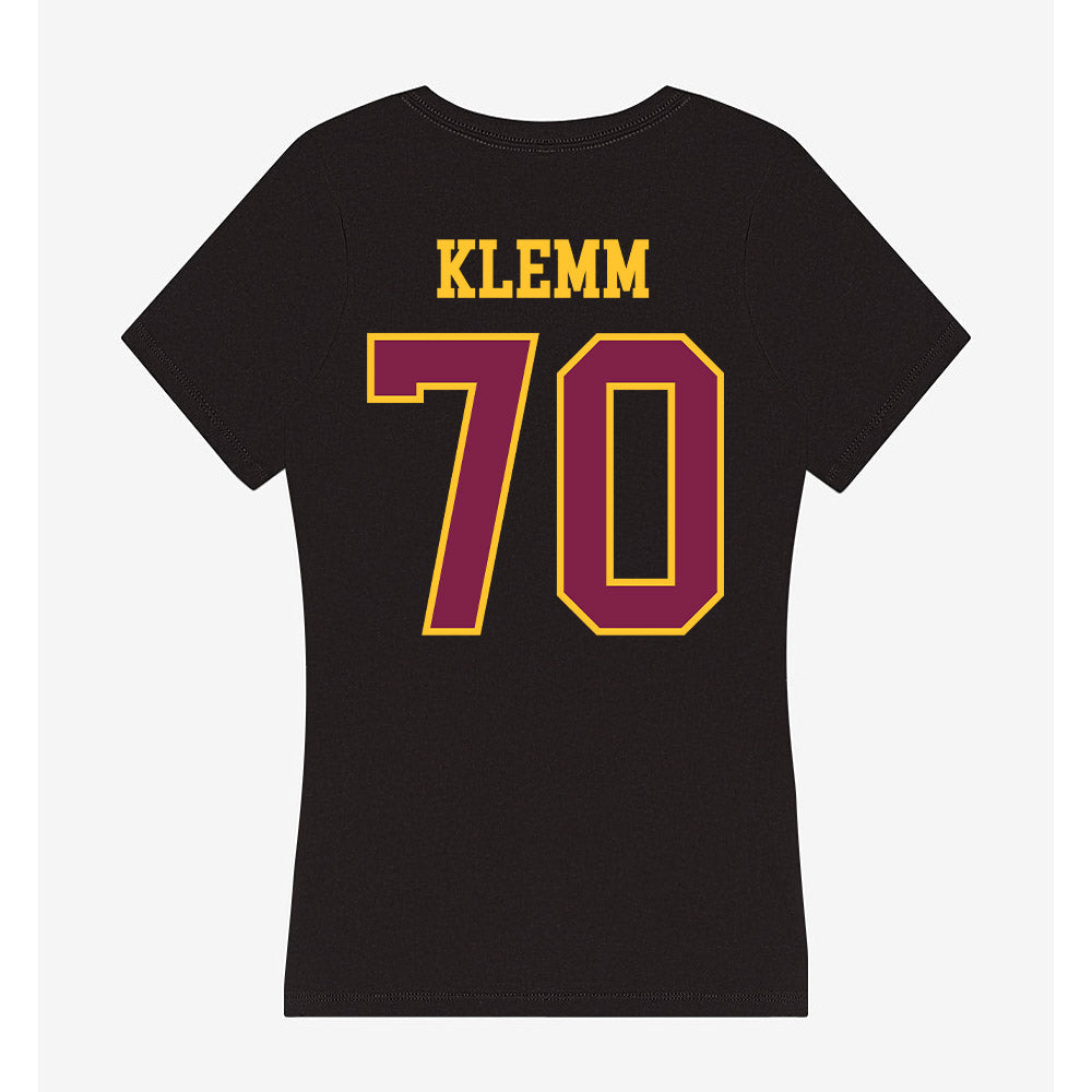 Arizona State - NCAA Football : Jalen Klemm - Classic Shersey Women's V-Neck T-Shirt-1