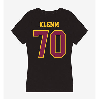 Arizona State - NCAA Football : Jalen Klemm - Classic Shersey Women's V-Neck T-Shirt-1