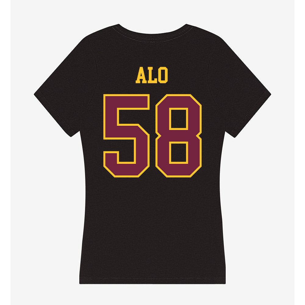 Arizona State - NCAA Football : Santana Alo - Classic Shersey Women's V-Neck T-Shirt-1