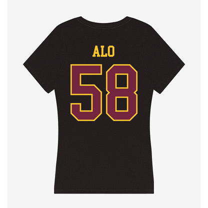 Arizona State - NCAA Football : Santana Alo - Classic Shersey Women's V-Neck T-Shirt-1