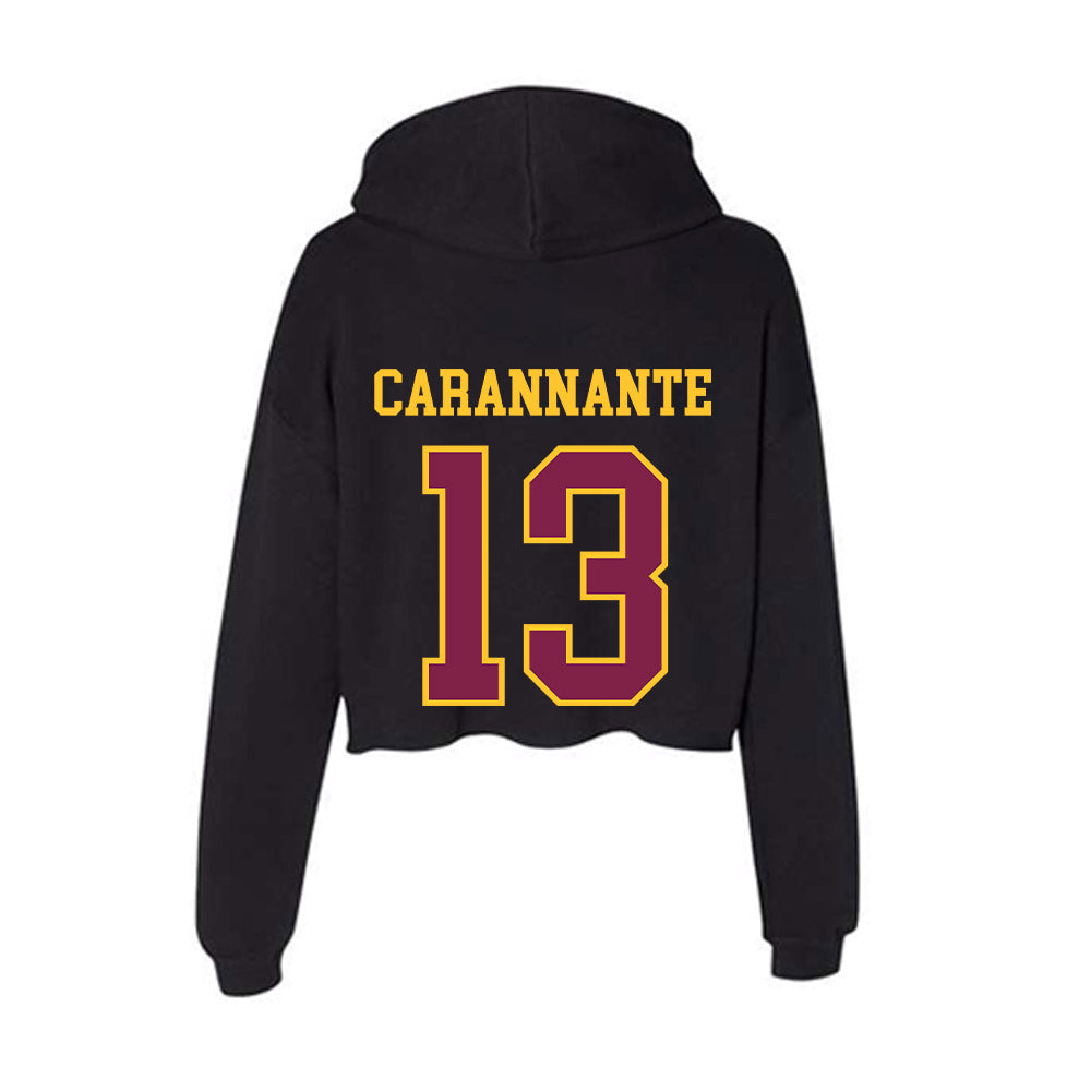 Arizona State - NCAA Women's Lacrosse : Kayli Carannante - Women's Crop Fleece Hoodie-1