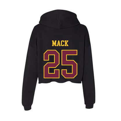 Arizona State - NCAA Football : Cardae Mack - Classic Shersey Women's Crop Fleece Hooded Sweatshirt-1