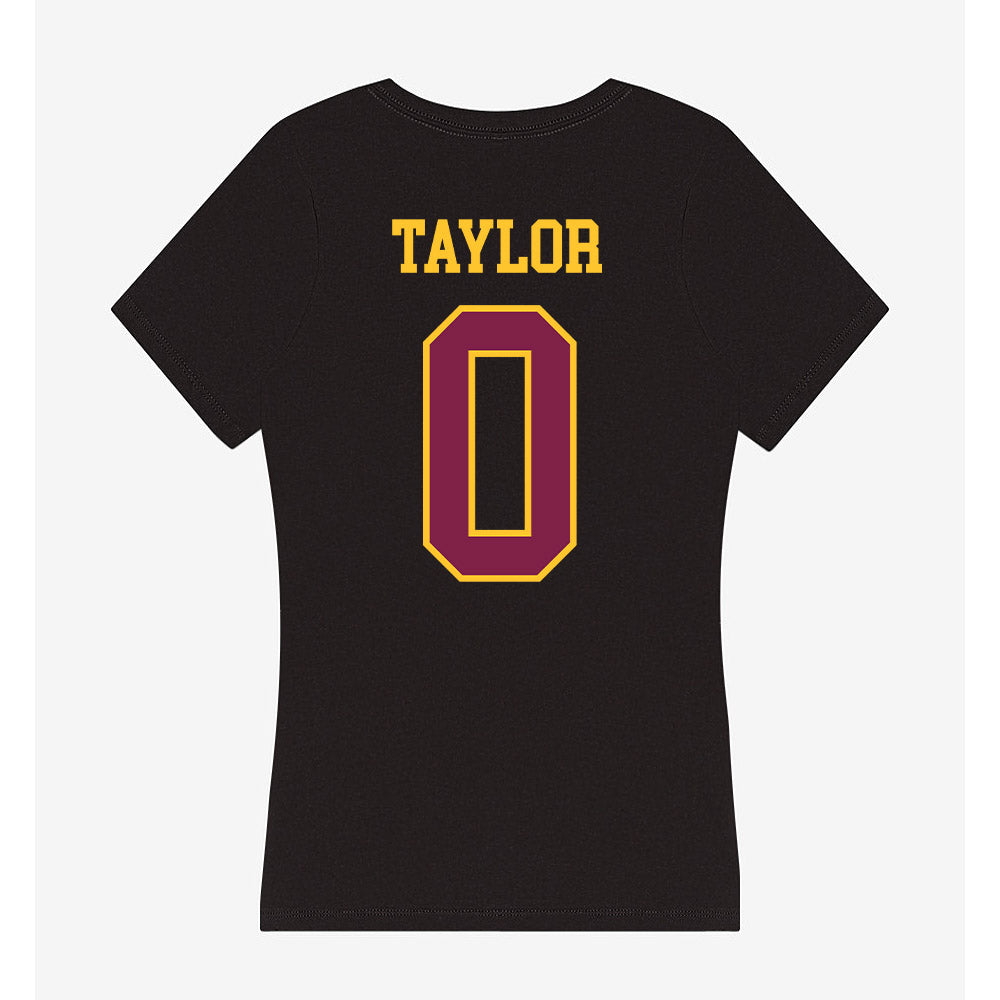 Arizona State - NCAA Beach Volleyball : Zoe Taylor - Women's V-Neck T-Shirt-1