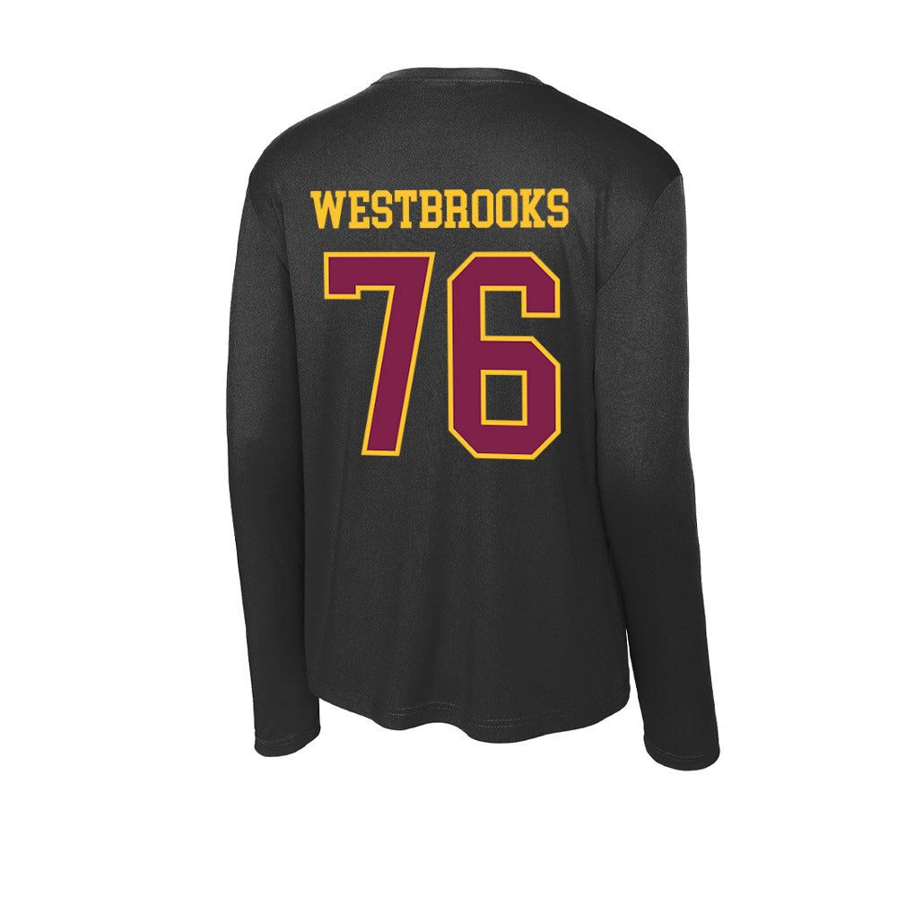 Arizona State - NCAA Football : Champ Westbrooks - Activewear Long Sleeve T-Shirt-1