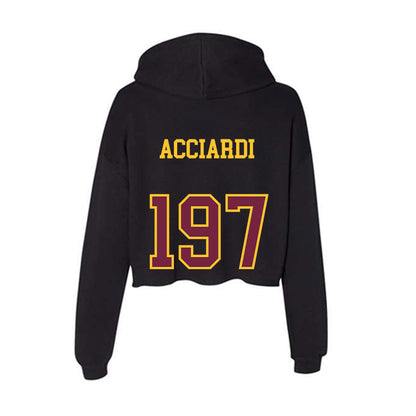 Arizona State - NCAA Wrestling : Max Acciardi - Classic Shersey Women's Crop Fleece Hooded Sweatshirt-1