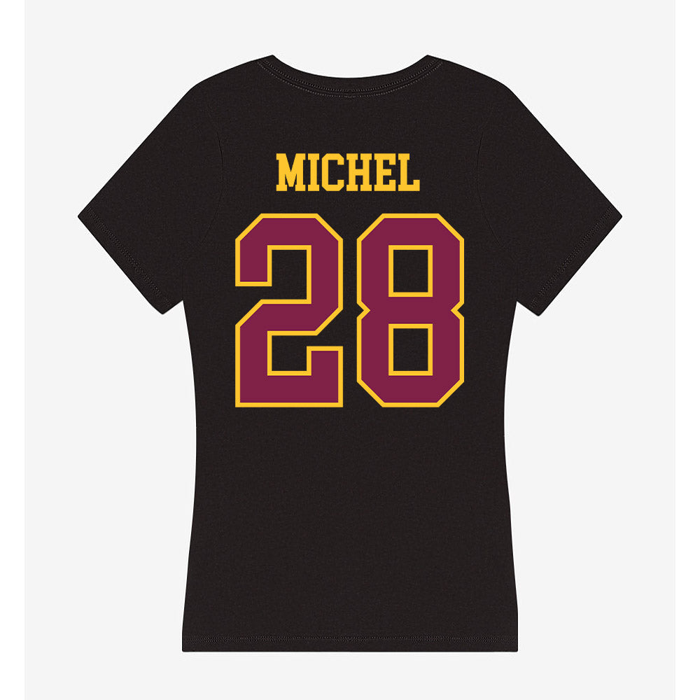 Arizona State - NCAA Baseball : Garrett Michel - Women's V-Neck T-Shirt-1