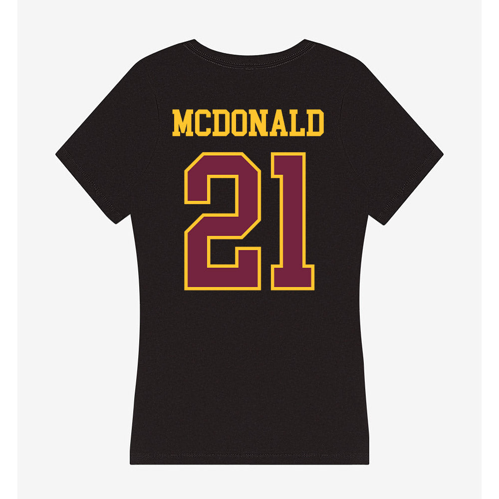 Arizona State - NCAA Football : Kyan McDonald - Classic Shersey Women's V-Neck T-Shirt-1