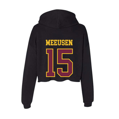 Arizona State - NCAA Men's Basketball : Noah Meeusen - Classic Shersey Women's Crop Fleece Hooded Sweatshirt-1
