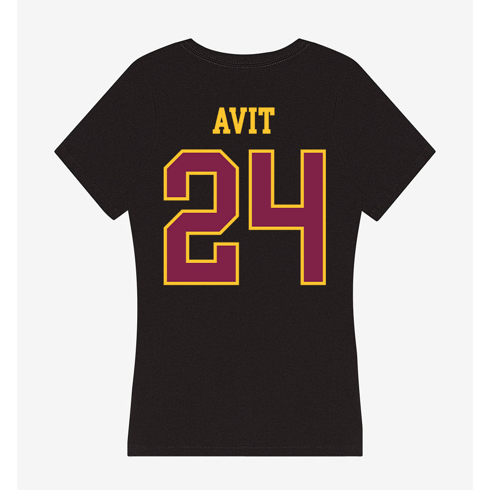 Arizona State - NCAA Football : David Avit - Women's V-Neck T-Shirt-1