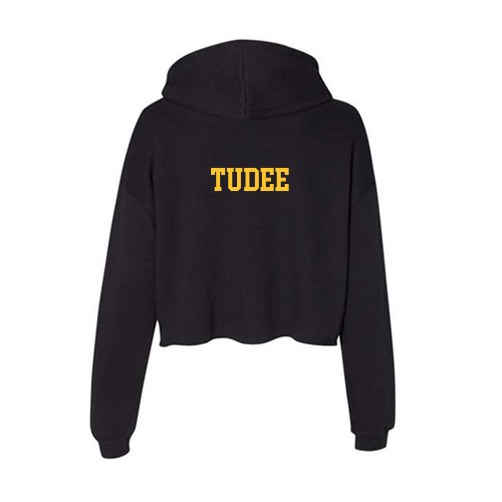 Arizona State - NCAA Men's Track & Field : Richlu Tudee - Classic Shersey Women's Crop Fleece Hooded Sweatshirt-1
