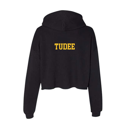 Arizona State - NCAA Men's Track & Field : Richlu Tudee - Classic Shersey Women's Crop Fleece Hooded Sweatshirt-1