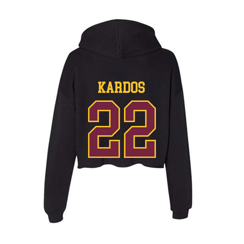 Arizona State - NCAA Women's Water Polo : Dominika Kardos - Classic Shersey Women's Crop Fleece Hooded Sweatshirt-1