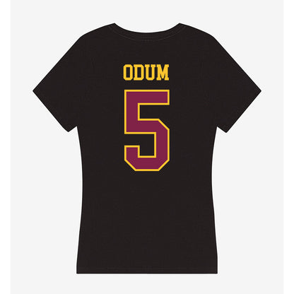 Arizona State - NCAA Men's Basketball : Maurice Odum - Women's V-Neck T-Shirt-1