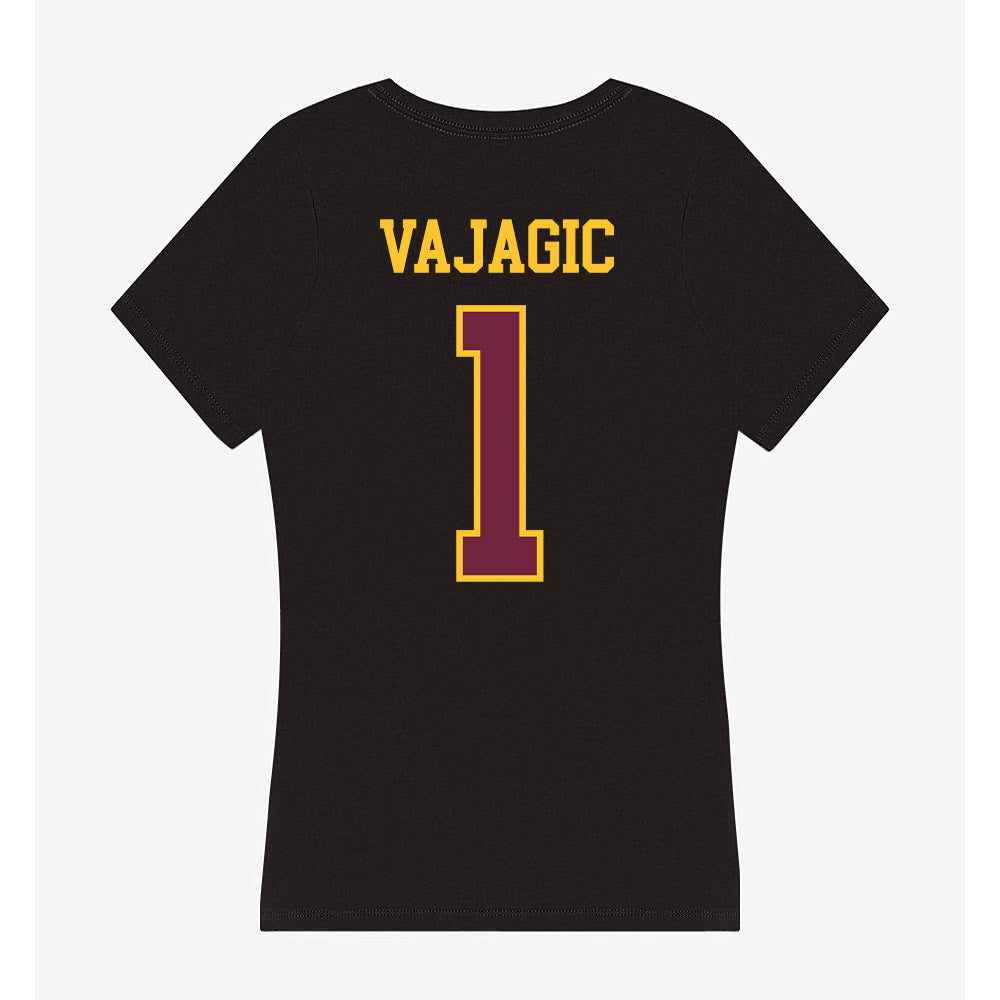 Arizona State - NCAA Women's Volleyball : Una Vajagic - Classic Shersey Women's V-Neck T-Shirt-1