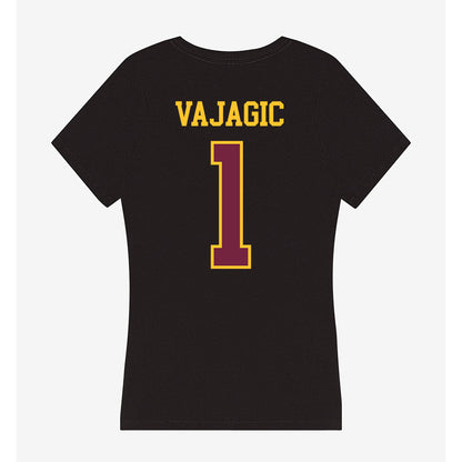 Arizona State - NCAA Women's Volleyball : Una Vajagic - Classic Shersey Women's V-Neck T-Shirt-1