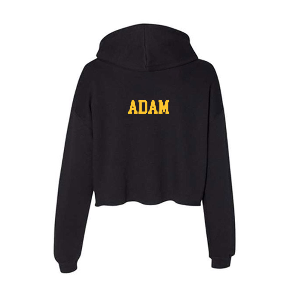 Arizona State - NCAA Men's Swimming & Diving : Jonathon Adam - Classic Shersey Women's Crop Fleece Hooded Sweatshirt-1