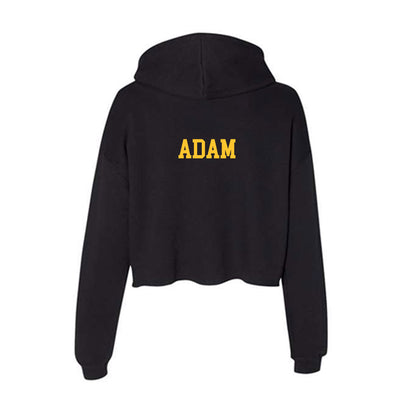 Arizona State - NCAA Men's Swimming & Diving : Jonathon Adam - Classic Shersey Women's Crop Fleece Hooded Sweatshirt-1